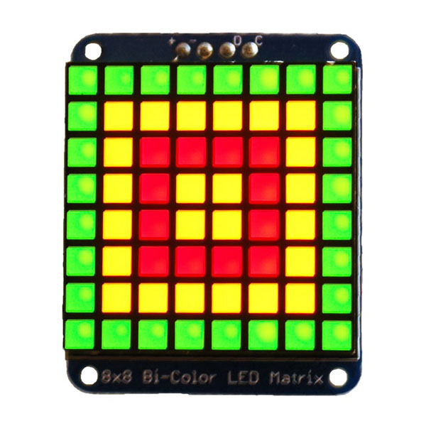 Adafruit Bicolor LED квадратная матрица с I2C Backpack Оригинал